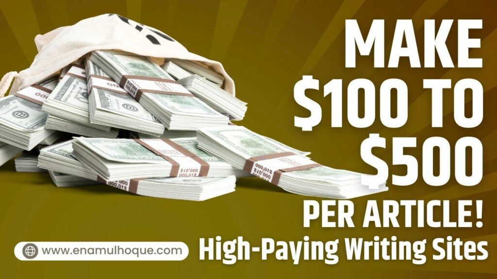 High-Paying Writing Sites
